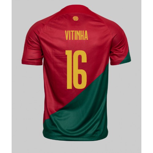 Fotbalové Dres Portugalsko Vitinha #16 Domácí MS 2022 Krátký Rukáv